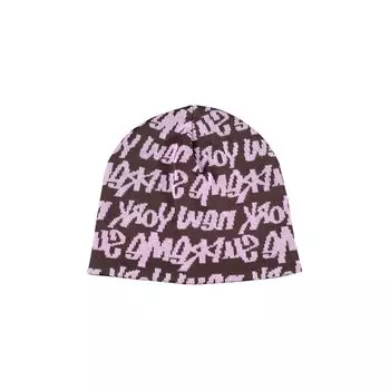 Шапка-бини Supreme Fat Tip, коричневая