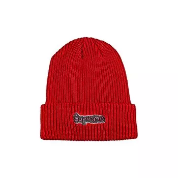 Шапка-бини Supreme Gonz с логотипом Burnt Red