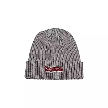 Шапка-бини Supreme Gonz с логотипом, цвет Серый