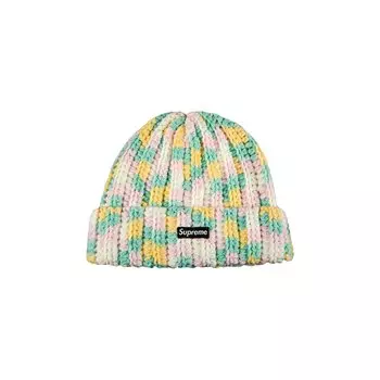 Шапка-бини Supreme крючком Желтая