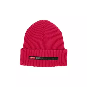 Шапка-бини Supreme Property Label Пурпурный