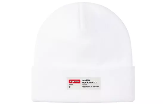 Шапка Supreme Clear Label, белый
