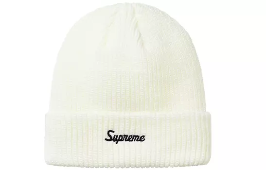 Шапка-бини унисекс Supreme, белый
