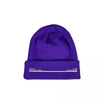 Шапка-бини Supreme x New Era Shop — San Francisco Purple