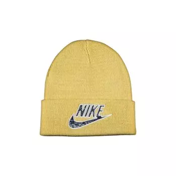 Шапка-бини Supreme x Nike Snakeskin, бледно-желтая