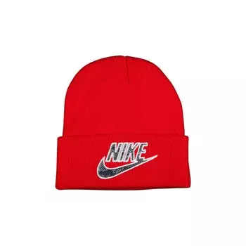 Шапка-бини Supreme x Nike Snakeskin, Красная
