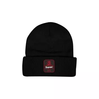 Шапка-бини Supreme x RefrigiWear, черная