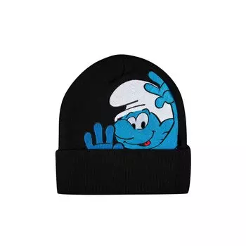 Шапка-бини Supreme x Smurfs, черная