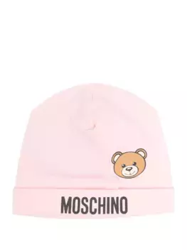 Шапка бини Teddy Bear Moschino Kids, розовый