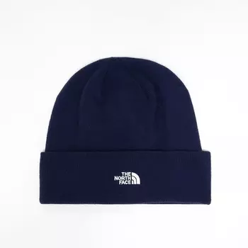 Шапка бини The North Face Norm, темно-синий