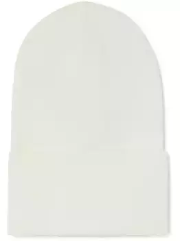 Шапка бини тонкой вязки JIL SANDER, белый
