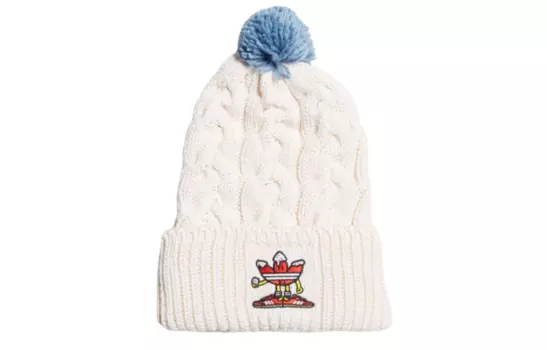 Шапка-бини унисекс adidas originals, От белого