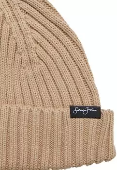Шапка-бини Unisex Script Flag Label Sean John, бежевый