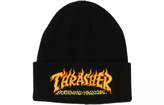 Шапка-бини унисекс Thrasher, Черный