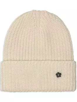 Шапка-бини в рубчик A Paper Kid, нейтральный цвет