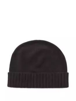 Шапка бини в рубчик Malo, черный