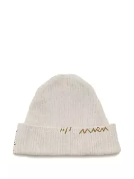 Шапка-бини в рубчик Marni