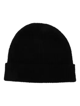 Шапка-бини в рубчик от Lisa Yang, черный