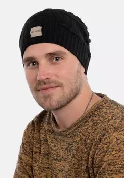 Шапка BOBBY Knit Factory, цвет black