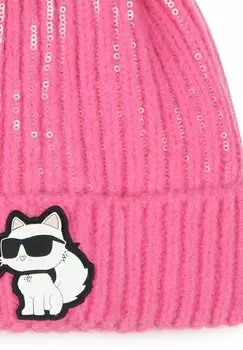 Шапка BONNET UNISEX KARL LAGERFELD KIDS, розовый