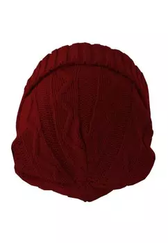 Шапка-бордовая Cable Flap MD Accessories, темно-красный