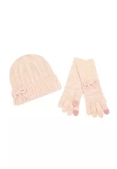 Шапка BOW BOX SET kate spade new york, цвет light pastel pink