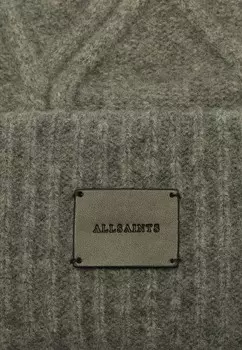 Шапка BRUSHED AllSaints, серый