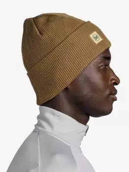 Шапка Buff Crossknit Beanie, коричневый