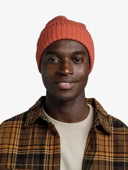 Шапка Buff Knitted Fleece Band Hat, коричневый