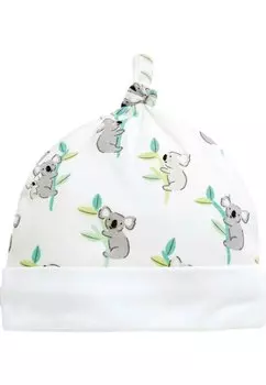 Шапка BUNNY PRINT JoJo Maman Bb, цвет white koala