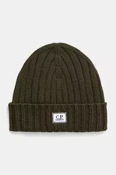 Шапка C.P. Company, зеленый