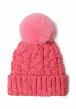 Шапка CABLE POM MINOTI, розовый