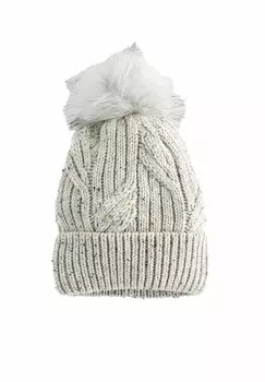 Шапка CABLE REGULAR FIT Next, серый