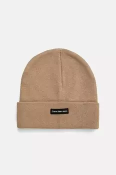 Шапка Calvin Klein Jeans, бежевый
