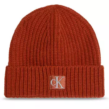 Шапка Calvin Klein Jeans Monogram, коричневый