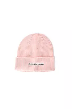 Шапка Calvin Klein Jeans с логотипом, розовый