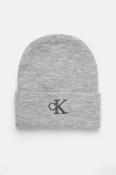 Шапка Calvin Klein Jeans, серый