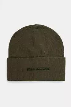 Шапка Calvin Klein Jeans, зеленый