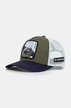 Шапка Capslab с козырьком детская Naruto Capslab Trucker, зеленый