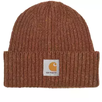 Шапка Carhartt Wip Anglistic, рыжевато-коричневый