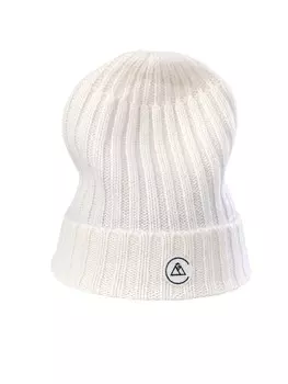 Шапка CASH-MERE.CH Beanie, белый