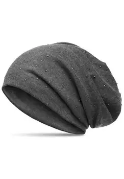Шапка Caspar, цвет dunkelgrau (meliert)
