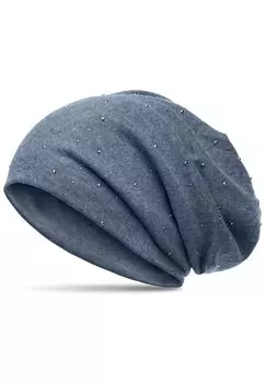 Шапка Caspar, цвет jeansblau (meliert)