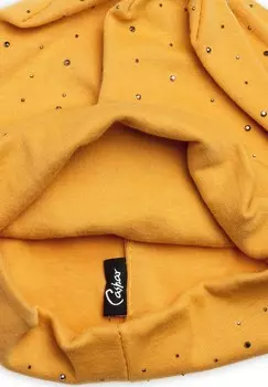 Шапка Caspar, горчично-желтый