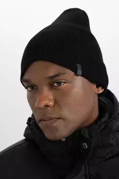 Шапка-черная - Повседневная DeFacto, черный