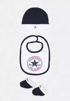 Шапка CHUCK INFANT HAT BIB BOOTIE SET Converse, цвет obsidian
