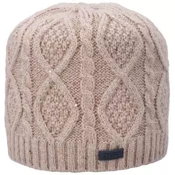 Шапка CMP Knitted 5505609, бежевый