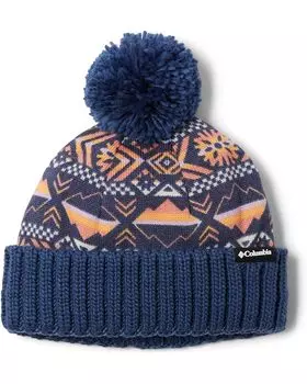 Шапка Columbia Sweater Weather Pom Beanie, цвет Nocturnal Checkered Peaks