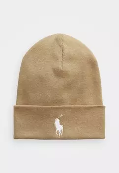 Шапка COMBED COTTON BEANIE Polo Ralph Lauren, бронза