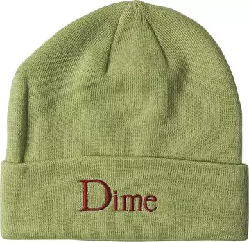Шапка Dime Classic Wool Fold 'Lime', зеленый